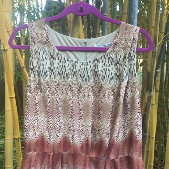 Collective Concepts Snakeskin Pattern Ombre Dress - Picture 3 of 8